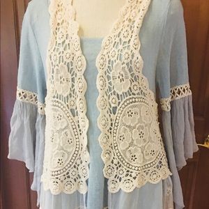 Lace vest